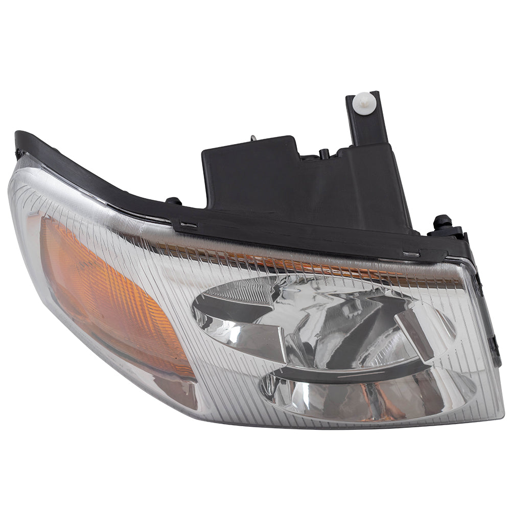 Brock Replacement Passenger Headlight Compatible with 2002-2009 Envoy 15866070