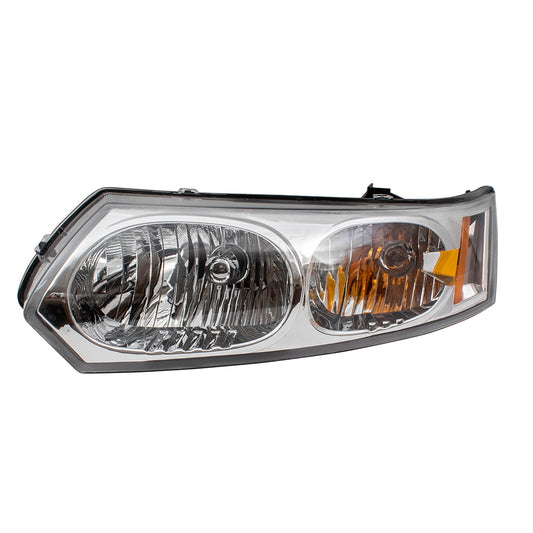 Brock Replacement Driver Headlight Compatible with 2003-2007 Ion Sedan 15919399