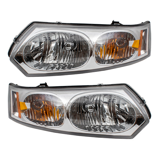 Headlight for 2003-2007 Ion Sedan 15919399 Set