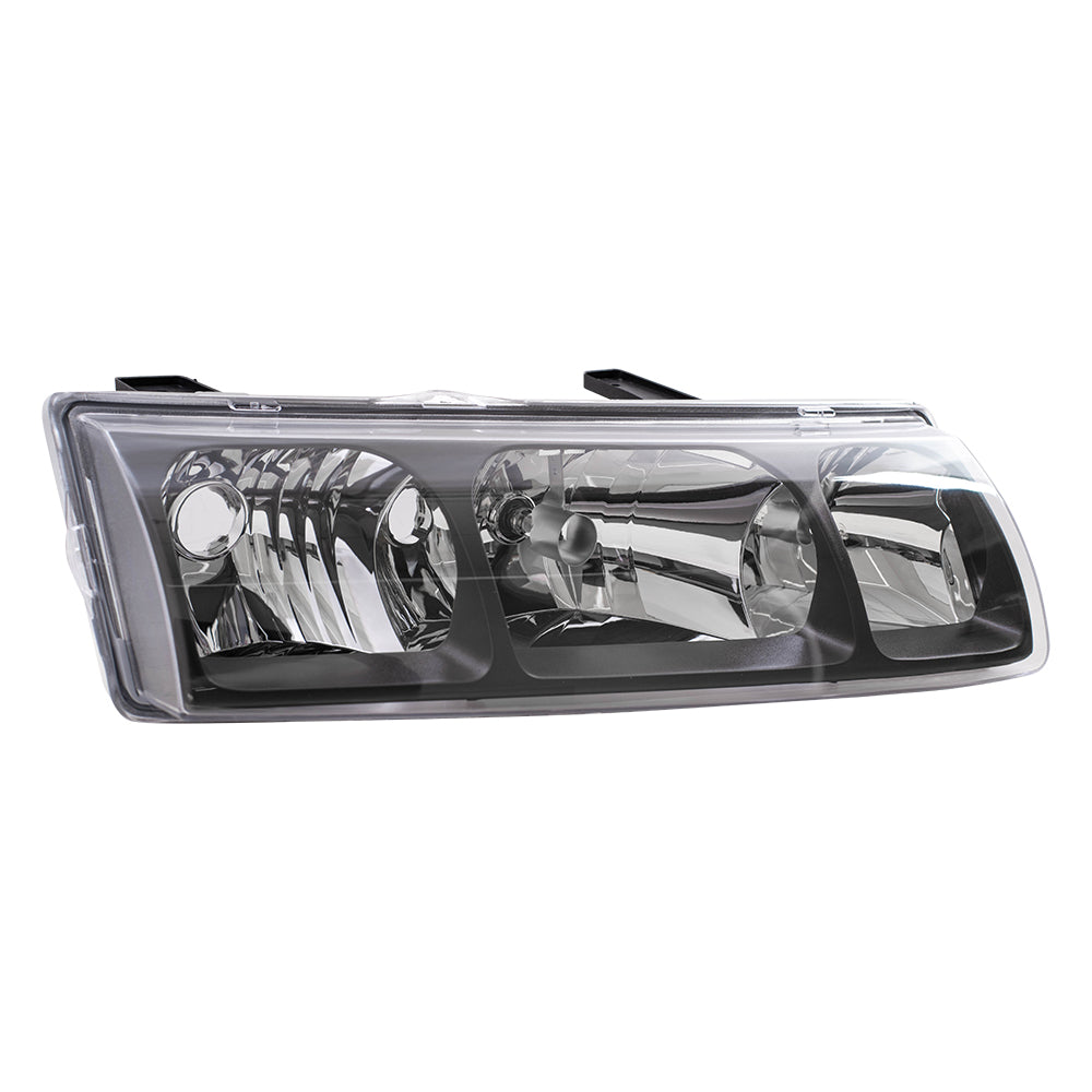Brock Replacement Passenger Headlight Compatible with 2002 2003 2004 Vue 22702946