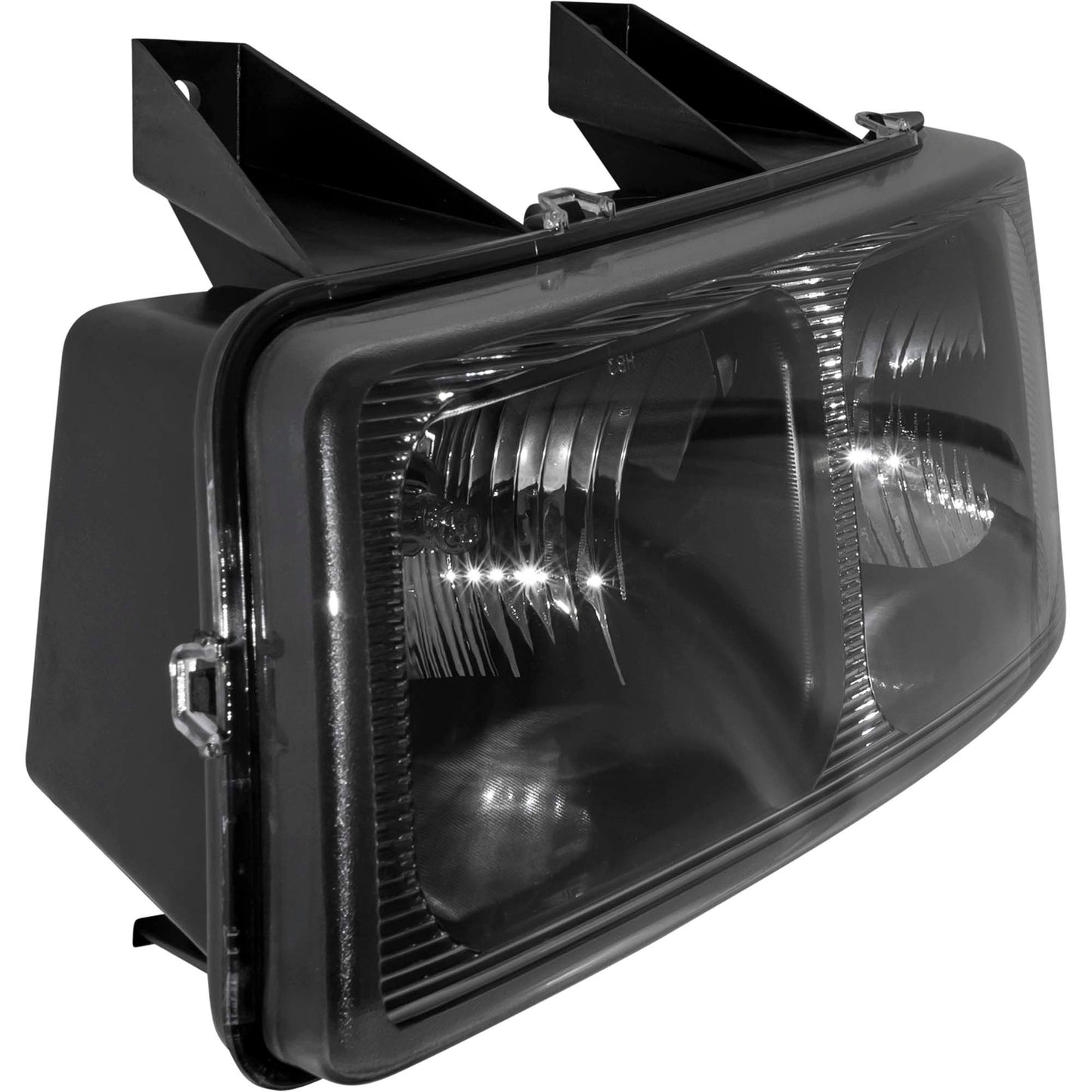Brock Driver Side Left CAPA Certified Halogen Composite Headlight Assembly Compatible with 2003-2025 Chevrolet Express 2003-2025 GMC Savana 1221-0103L-CAPA