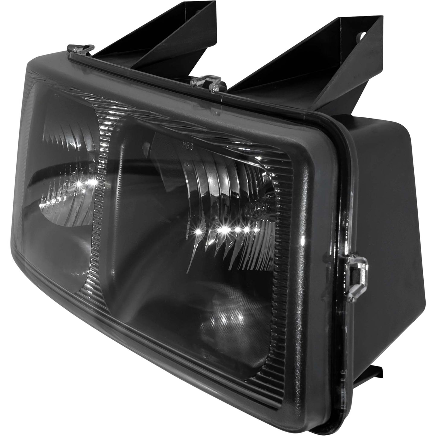 Brock Passenger Side Right CAPA Certified Halogen Composite Headlight Assembly Compatible with 2003-2025 Chevrolet Express 2003-2025 GMC Savana 1221-0103R-CAPA