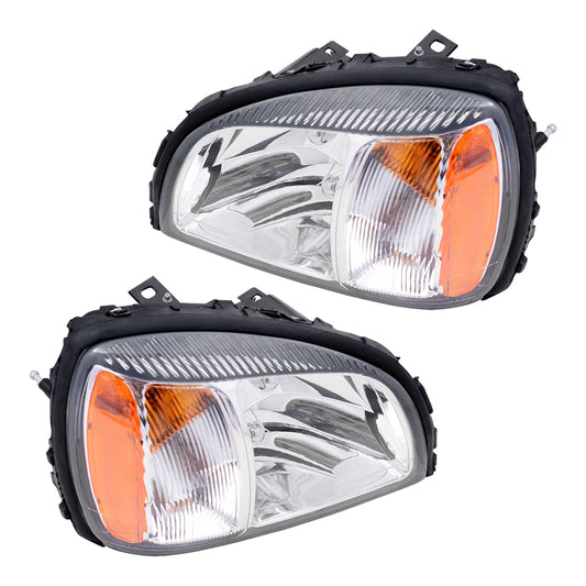 Headlight for 2000-2003 DeVille 19245429 Set