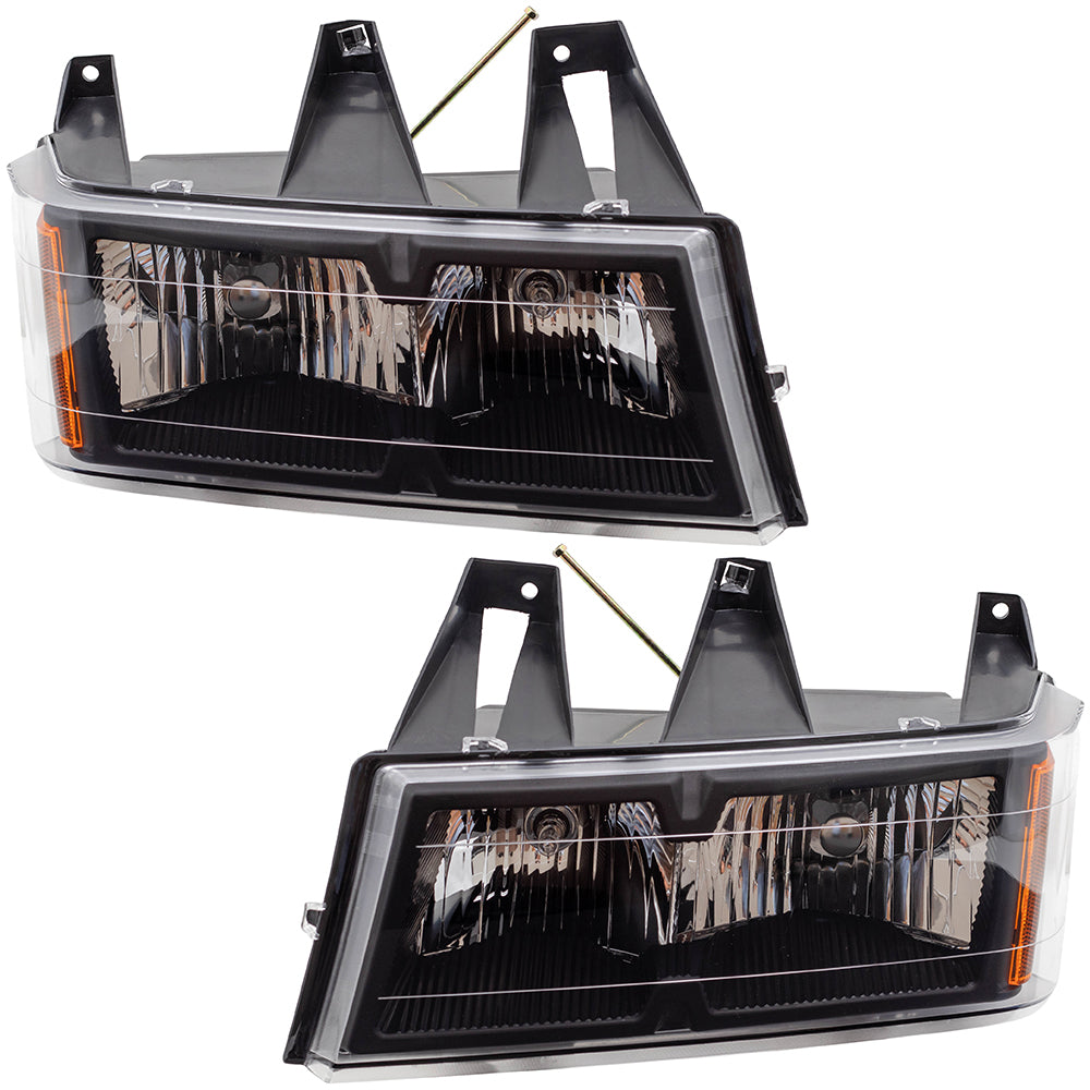 Headlight for 2004-2012 Colorado w/o XTREME Package 2004-2012 Canyon 2006-2006 i-280 2006-2006 i-350 2007-2008 i-290 2007-2008 i-370 20766569 Set