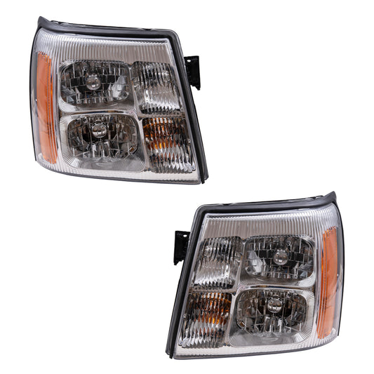 Headlight for 2002-2002 Escalade 2002-2002 Escalade EXT 15181851 Set