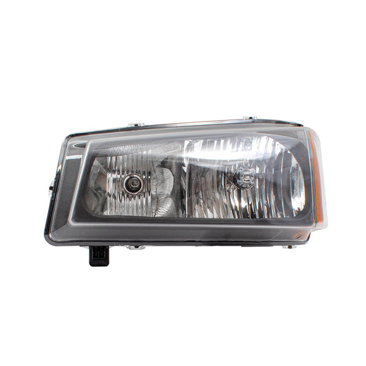 Headlight for 2003-2006 Silverado 1500 w/ Fluted Smooth w/o Lower Body Cladding for 2003-2006 Silverado 1500 HD 10396913 Left GM2502257
