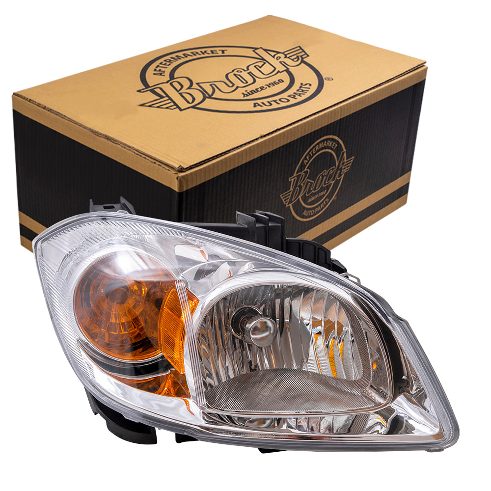 Headlight for 2005-2010 Cobalt w/ Bracket Clear Lens for 2007-2009 G5 16532520 Right GM2503251