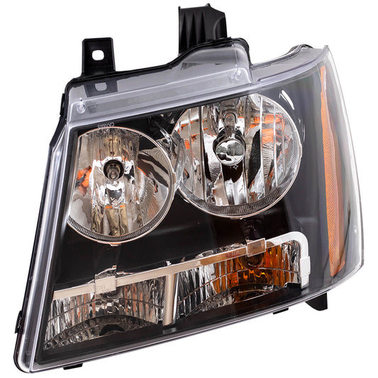 Headlight for 2007-2014 Tahoe for 2007-2014 Suburban 1500 for 2007-2013 Suburban 2500 for 2007-2013 Avalanche 22853025 Left GM2502263