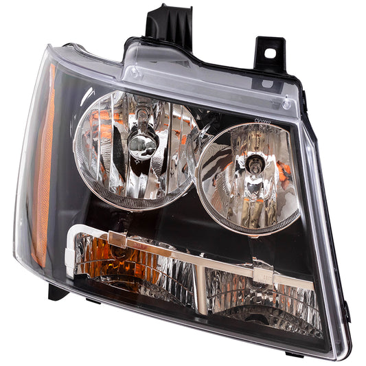 Headlight for 2007-2014 Tahoe for 2007-2014 Suburban 1500 for 2007-2013 Suburban 2500 for 2007-2013 Avalanche 22853026 Right GM2503263