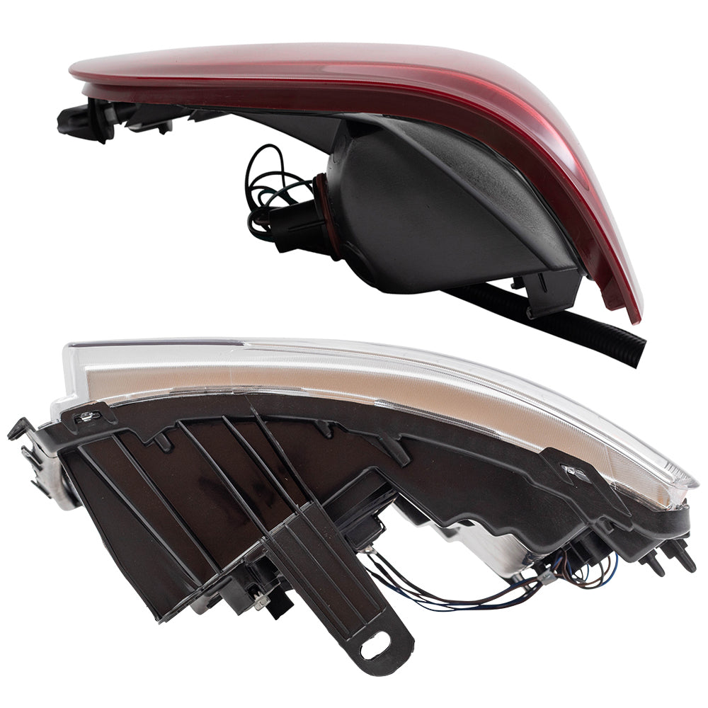 Headlight and Tail Light Assemblies Compatible with 2007-2013 Silverado 1500, 2007-2014 Silverado 2500/3500 excluding dual rear wheels