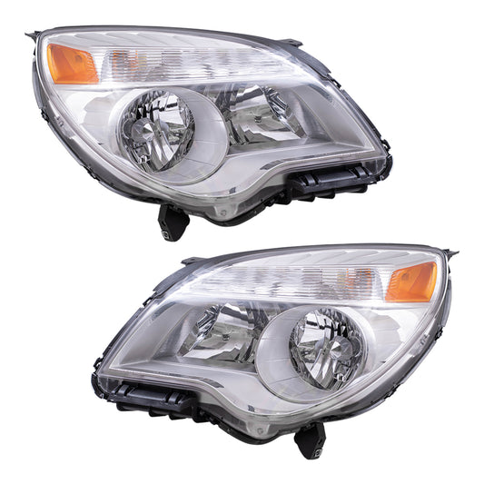 Headlight for 2010-2015 Equinox L/LS/LT 23308253 Set