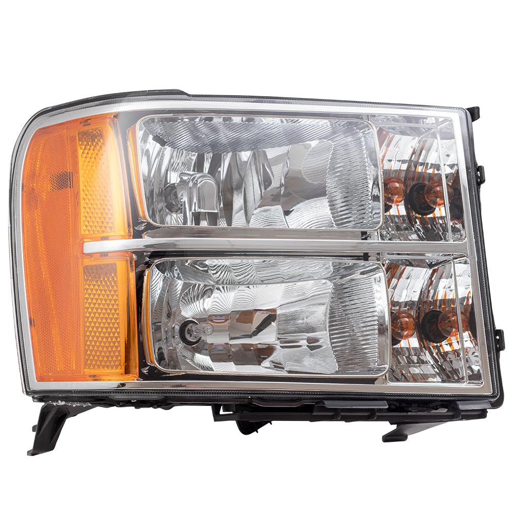 Headlight for 2007-2013 Sierra 1500 2007-2014 Sierra 2500 HD 2007-2014 Sierra 3500 HD 22853029 Set