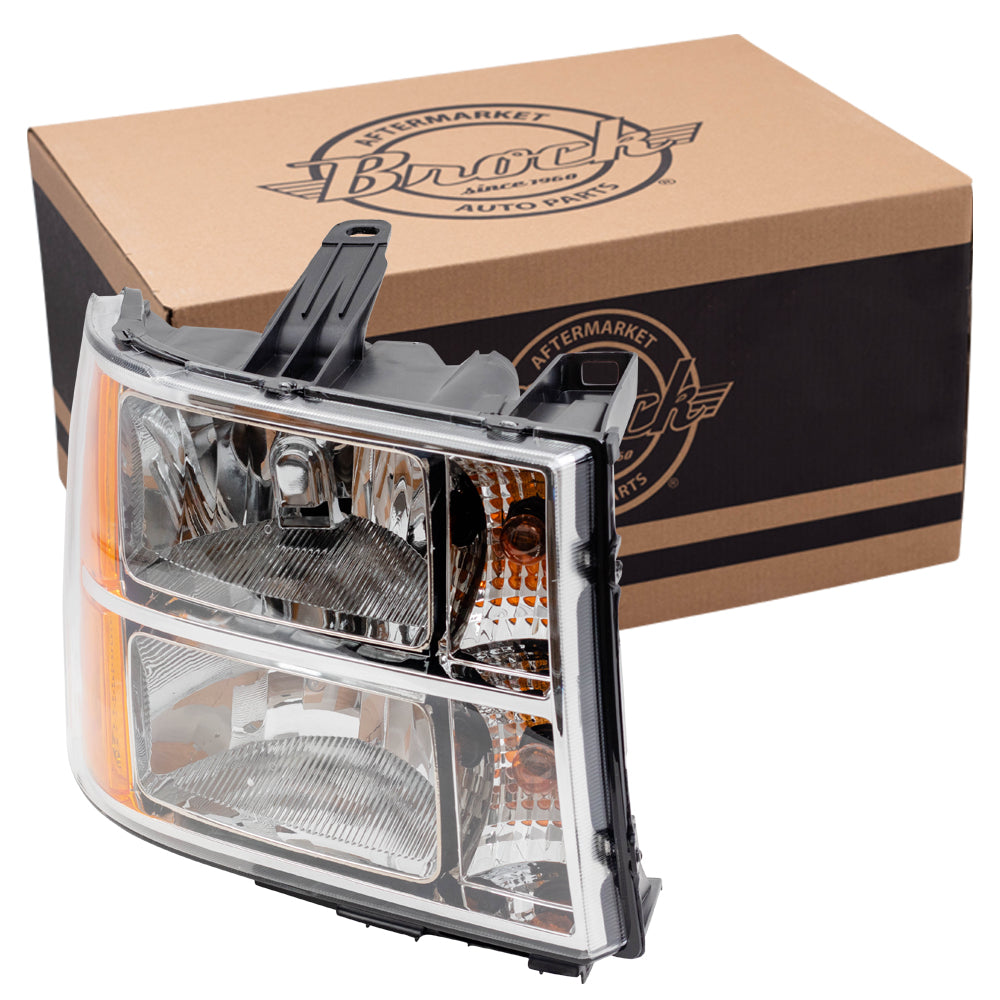 Headlight for 2007-2013 Sierra 1500 for 2007-2014 Sierra 2500 HD 22853030 Right GM2503283