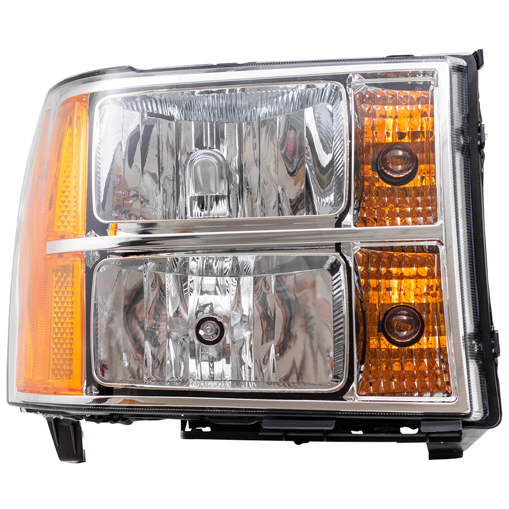 Headlight for 2007-2013 Sierra 1500 2007-2014 Sierra 2500 HD 2007-2014 Sierra 3500 HD 22853029 Set