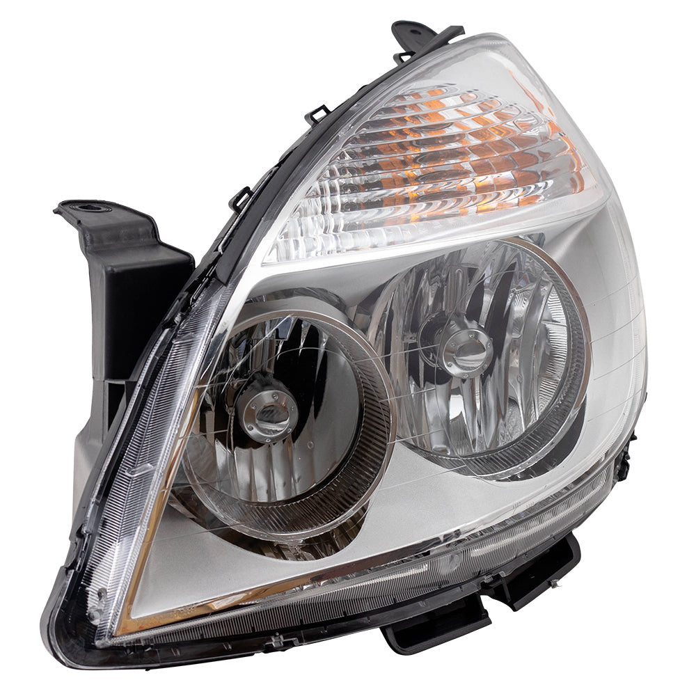 Brock Replacement Driver Headlight Compatible with 2007 Aura