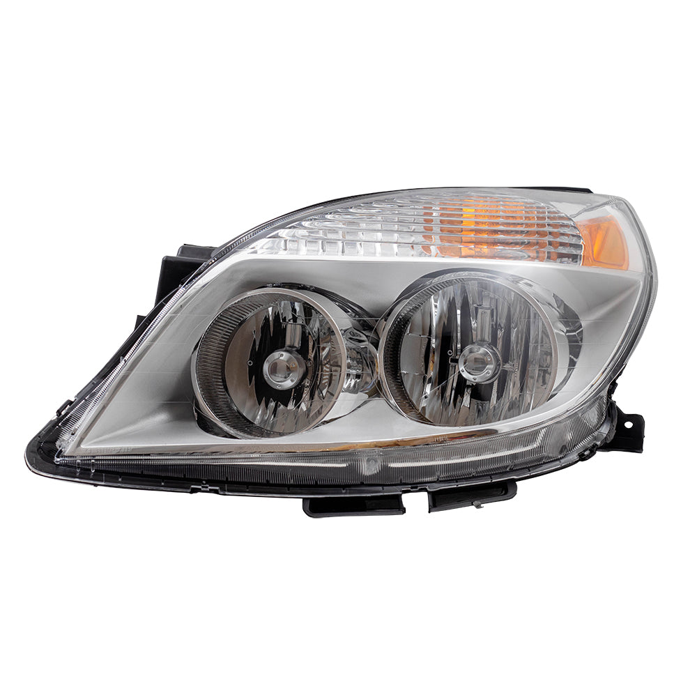 Brock Replacement Driver Headlight Compatible with 2007 Aura