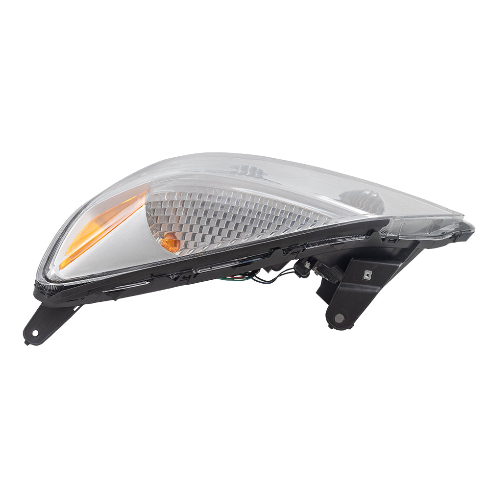 Brock Replacement Driver Headlight Compatible with 2007 Aura