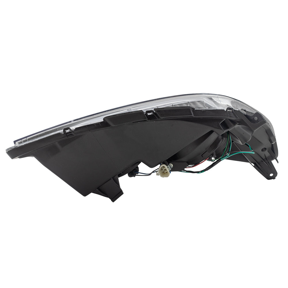 Brock Replacement Driver Headlight Compatible with 2007 Aura