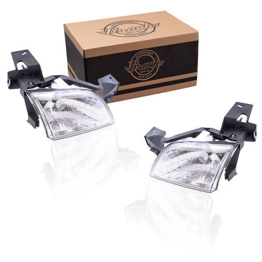 Headlight for 1997-2005 Venture for 1997-2004 Silhouette for 1999-2005 Montana for 1997-1999 Trans Sport 10368388 Set GM2502175