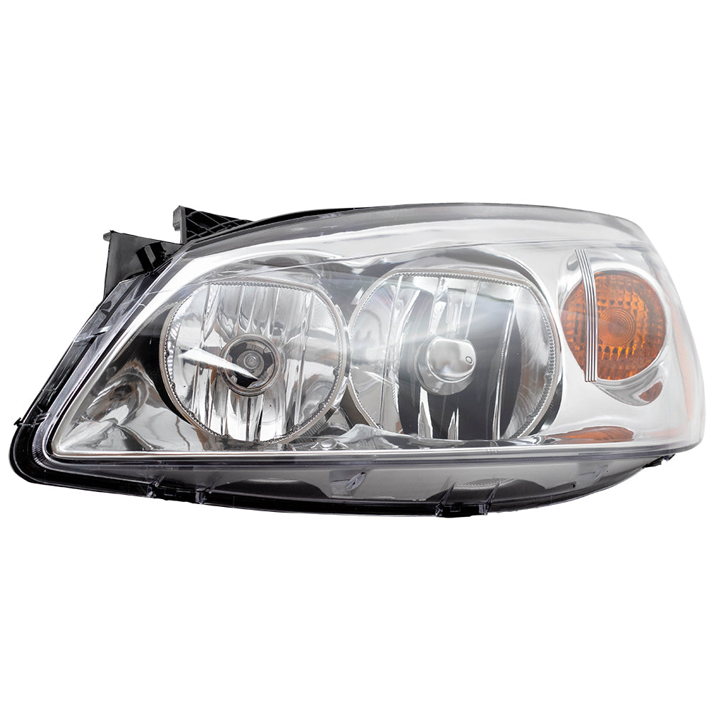Brock Replacement Driver Headlight with Amber Signal Compatible with 2005-2010 G6 20821143