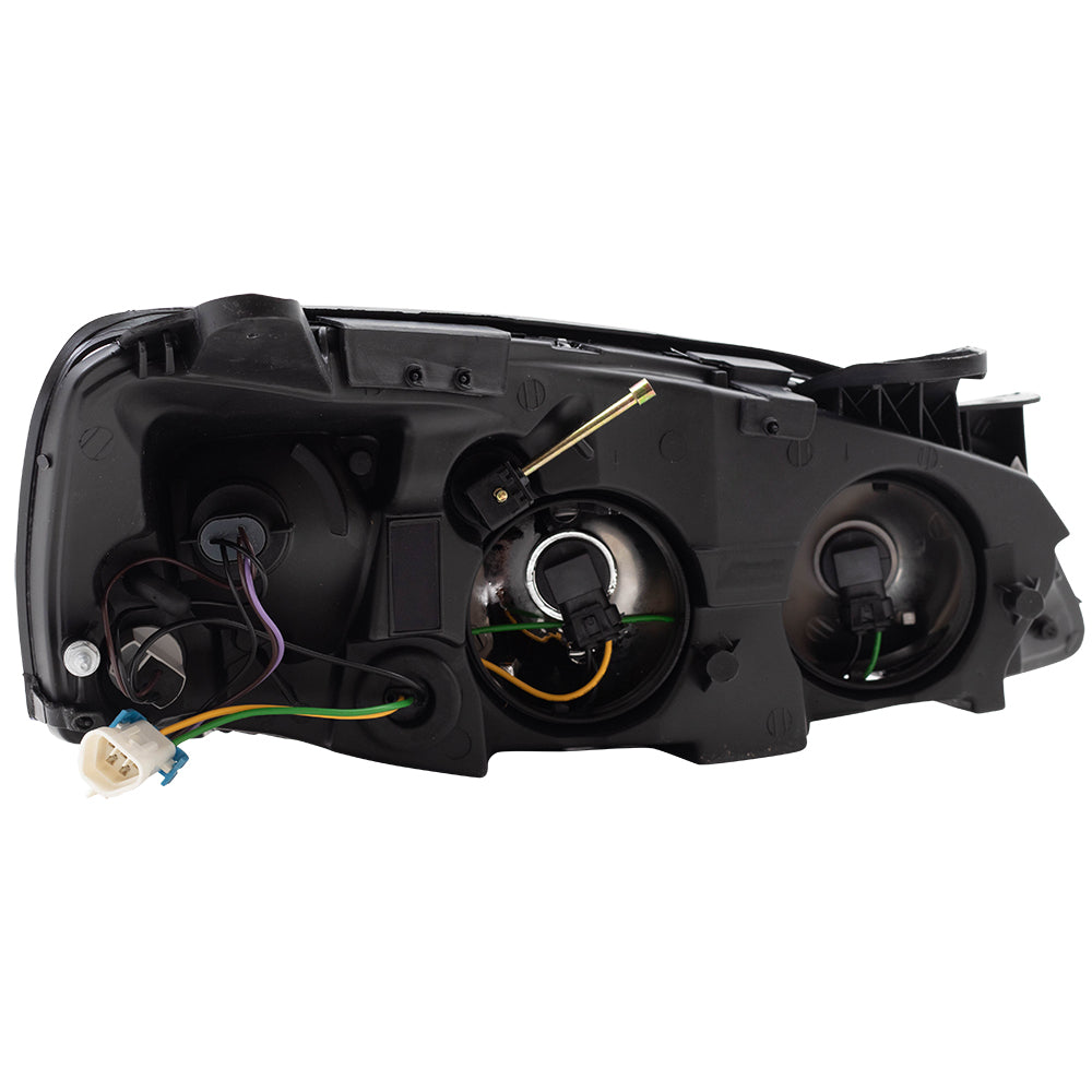 Brock Replacement Driver Headlight with Amber Signal Compatible with 2005-2010 G6 20821143