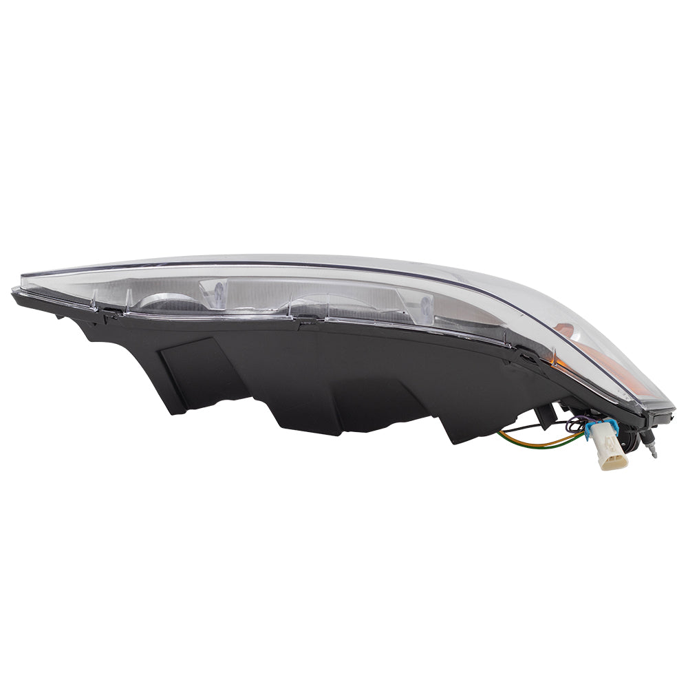 Brock Replacement Driver Headlight with Amber Signal Compatible with 2005-2010 G6 20821143