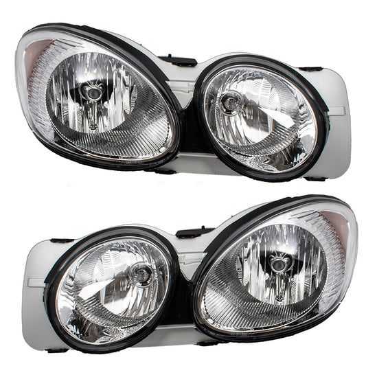 Headlight for 2005-2009 LaCrosse 2005-2009 Allure 25942064 Set