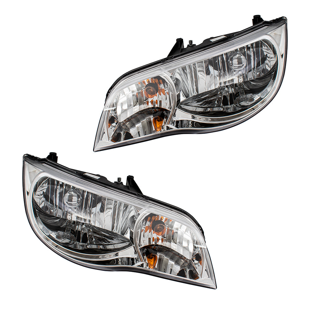 Headlight for 2003-2007 Ion Coupe 15264217 Set