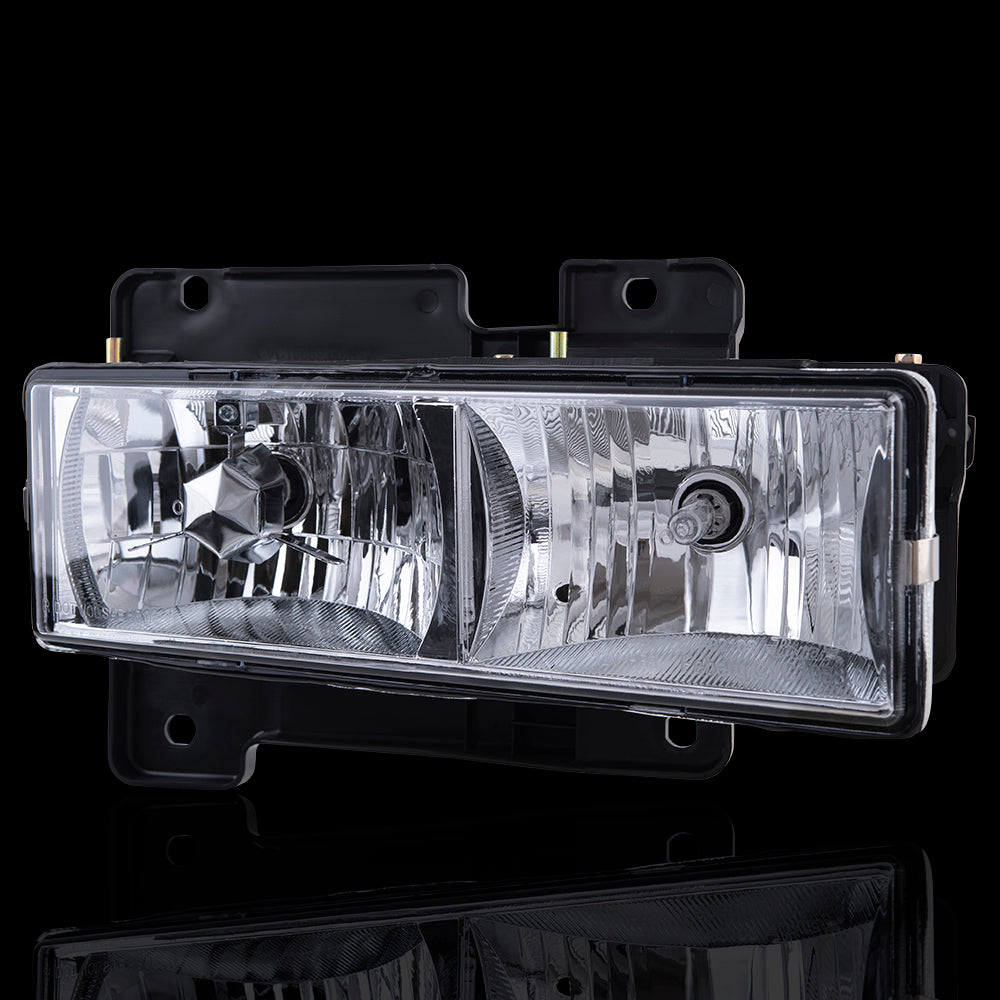 Exterior Lighting Set for 1994-1999 C1500 1994-1999 C1500 Suburban 1994-2000 C2500 1994-1999 C2500 Suburban 1994-2000 C3500 1994-1999 K1500 1994-1999 K1500 Suburban 1994-2000 K2500 1994-2000 K3500
