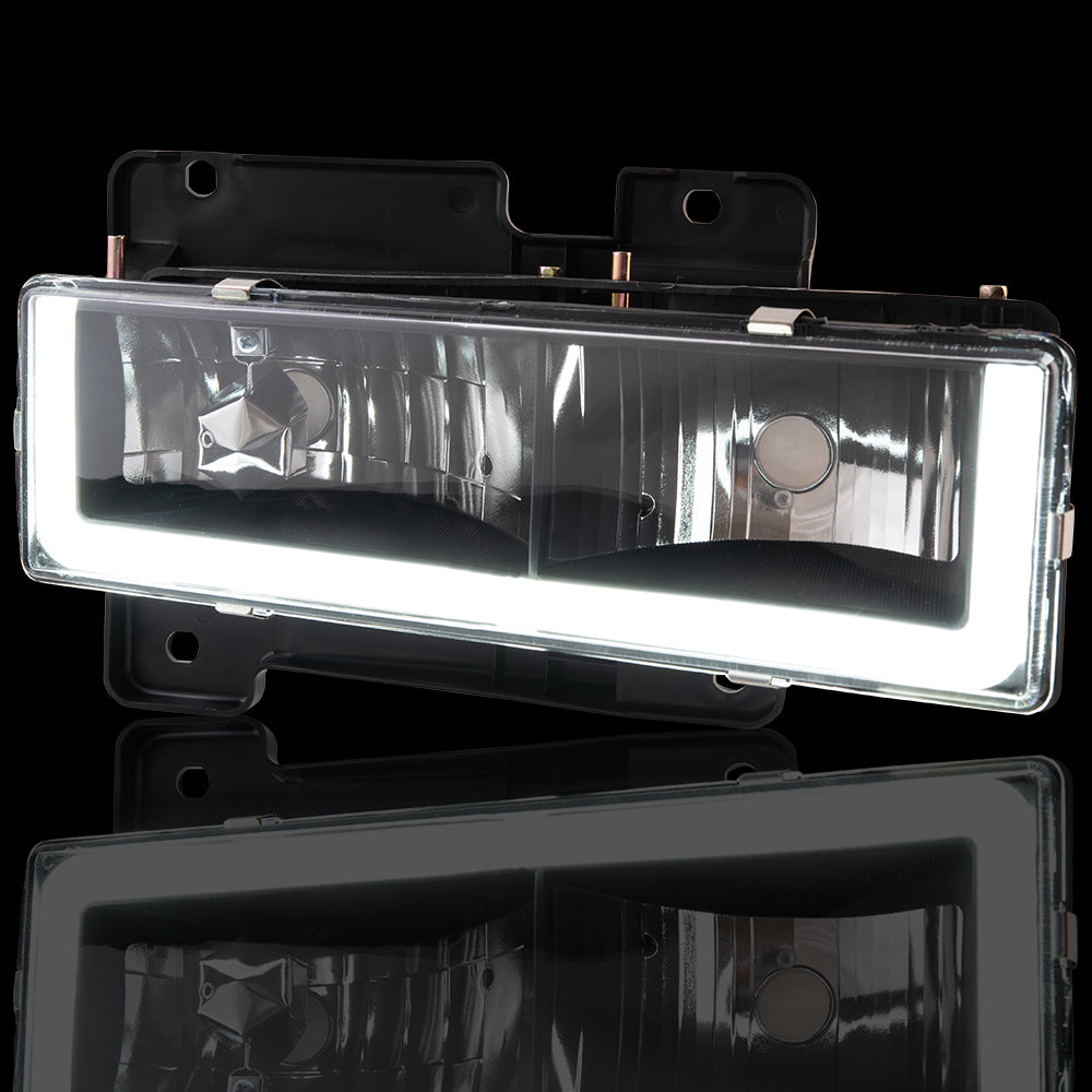 Exterior Lighting Set for 1988-1999 C1500 1992-1999 C1500 Suburban 1988-2000 C2500 1992-1999 C2500 Suburban 1988-2000 C3500 1988-1999 K1500 1992-1999 K1500 Suburban 1988-2000 K2500 1988-2000 K3500
