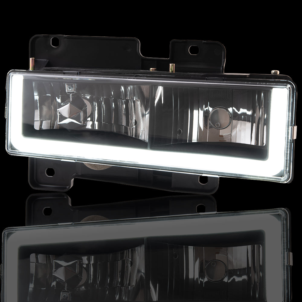 Exterior Lighting Set for 1988-1993 C1500 1992-1993 C1500 Suburban 1988-1993 C2500 1992-1993 C2500 Suburban 1988-1993 C3500 1988-1993 K1500 1992-1993 K1500 Suburban 1988-1993 K2500 1988-1993 K3500