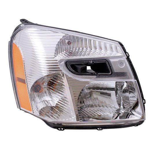 Brock Replacement Passenger CAPA-Certified Halogen Headlight Compatible with 2005-2009 Equinox 15888059