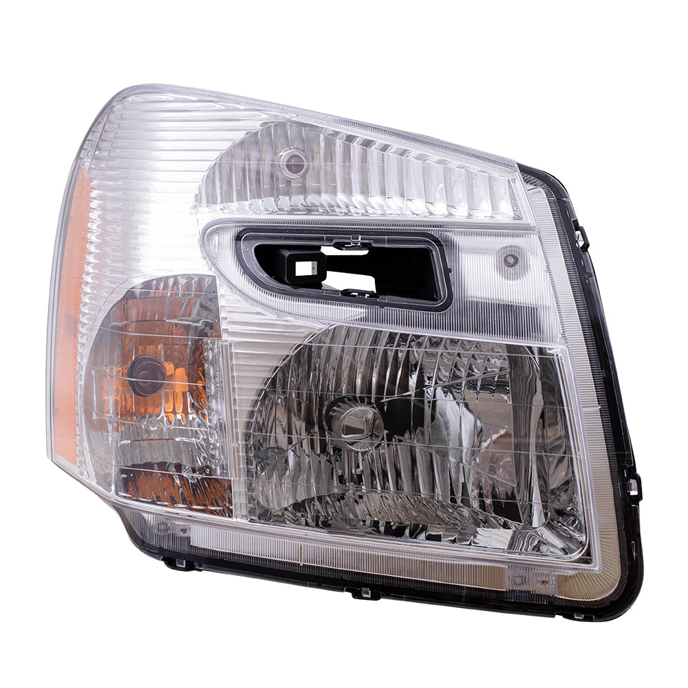 Brock Replacement Passenger CAPA-Certified Halogen Headlight Compatible with 2005-2009 Equinox 15888059