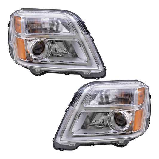 Headlight for 2010-2015 Terrain 84791974 Set GM2502350