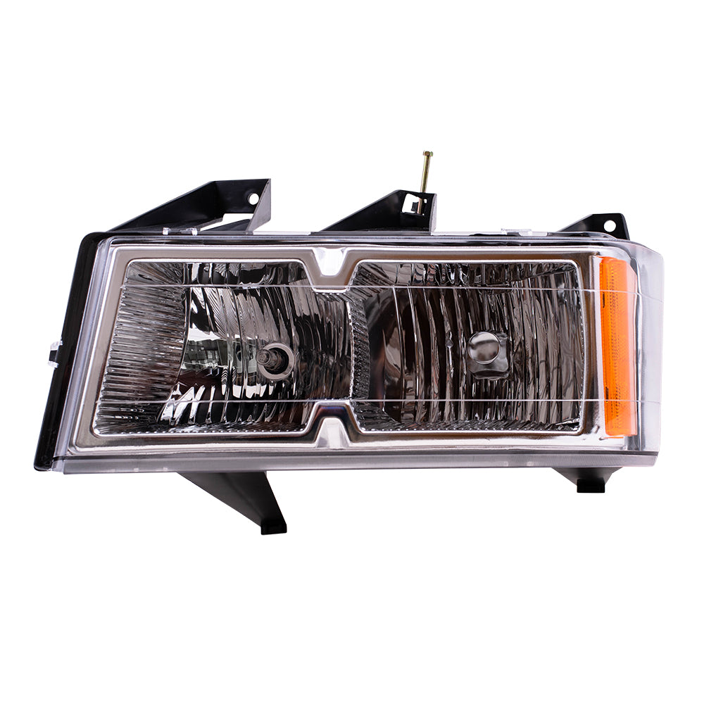 Brock Replacement Driver Headlight Compatible with 2004-2012 Colorado Canyon Pickup Truck 8207665690