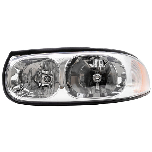 Headlight for 2000-2005 LeSabre Limited w/ Fluted High Beam 4 Bulb Sockets 19245379 Left GM2518153