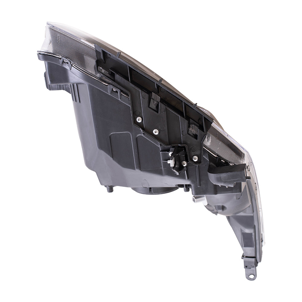 Brock Replacement Driver and Passenger Side Headlight Assemblies with Clear Signal Trim Compatible with 2012-2015 Cruze & 2016 Cruze Limited