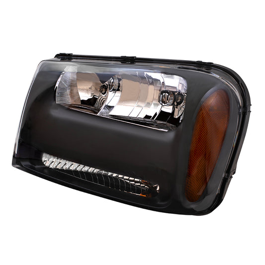 Headlight for 2006-2009 Trailblazer w/ Half Width Grille Bar for 2006 Trailblazer EXT 25970909 Left GM2502304