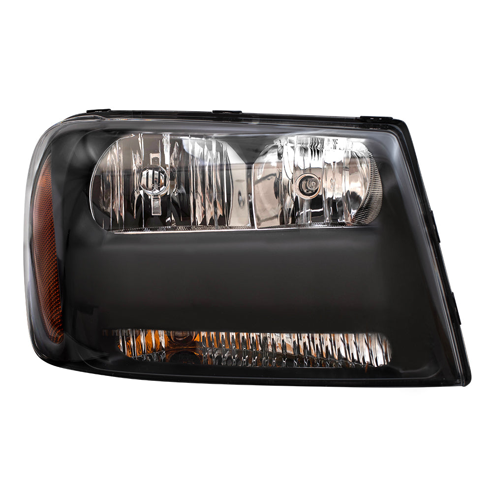 Headlight for 2006-2009 Trailblazer w/ Half Width Grille Bar for 2006 Trailblazer EXT 25970908 Right GM2503304
