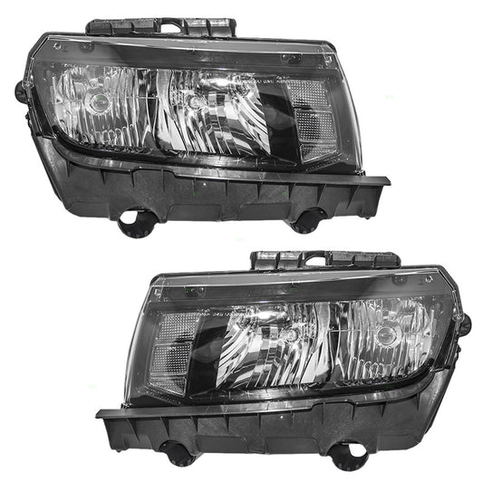 Headlight for 2014-2015 Camaro 23398035 Set