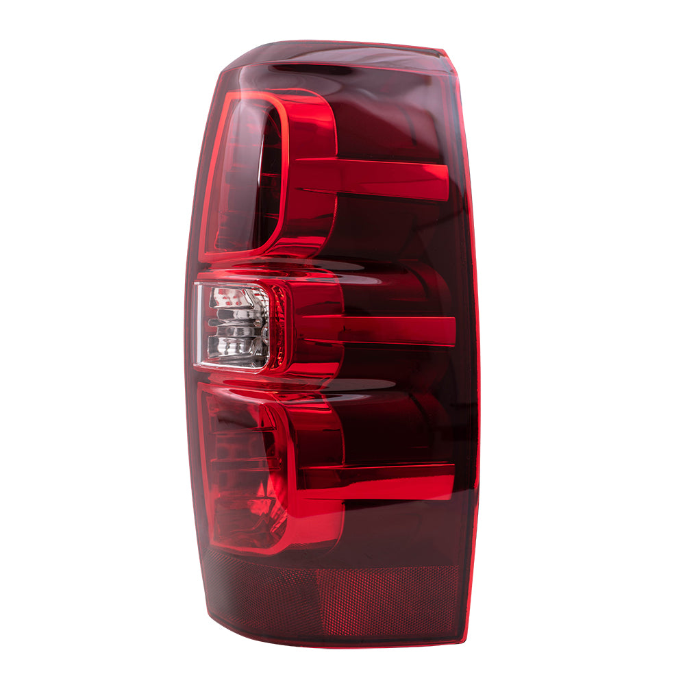 Brock Replacement Driver and Passenger Set Tail Lights Compatible with 2007-2013 Avalanche Pickup Truck 22739263 22739264