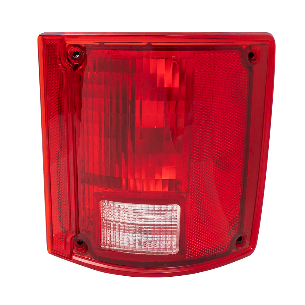 Brock Replacement Passenger Tail Light Compatible with 1973-1991 Blazer Suburban Jimmy Pickup Truck 5965772