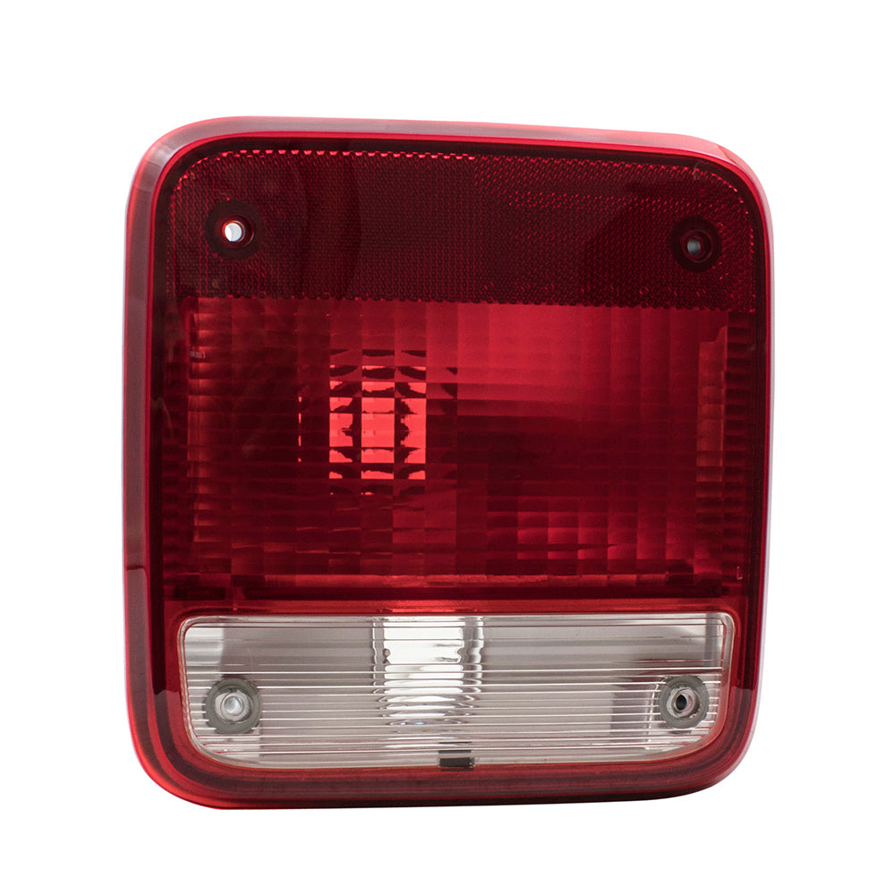 Brock Replacement Driver and Passenger Set Tail Lights Compatible with 1985-1996 G10 P10 P20 G1500 G20 G2500 P2500 G30 G3500 P3500 Van 5977495 5977496
