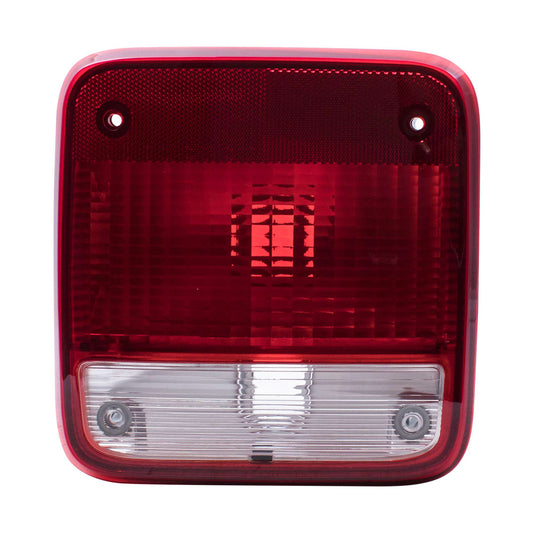 Brock Replacement Passenger Tail Light Compatible with 1985-1996 G10 P10 P20 G1500 G20 G2500 P2500 G30 G3500 P3500 Van 5977496