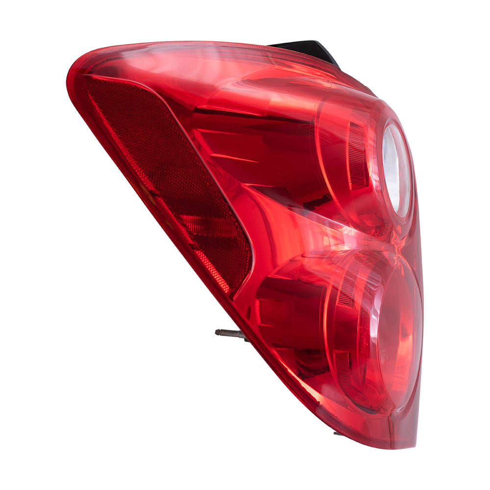 Brock Replacement Driver and Passenger Set Tail Lights Compatible with 2010-2015 Equinox 22759316 22759317