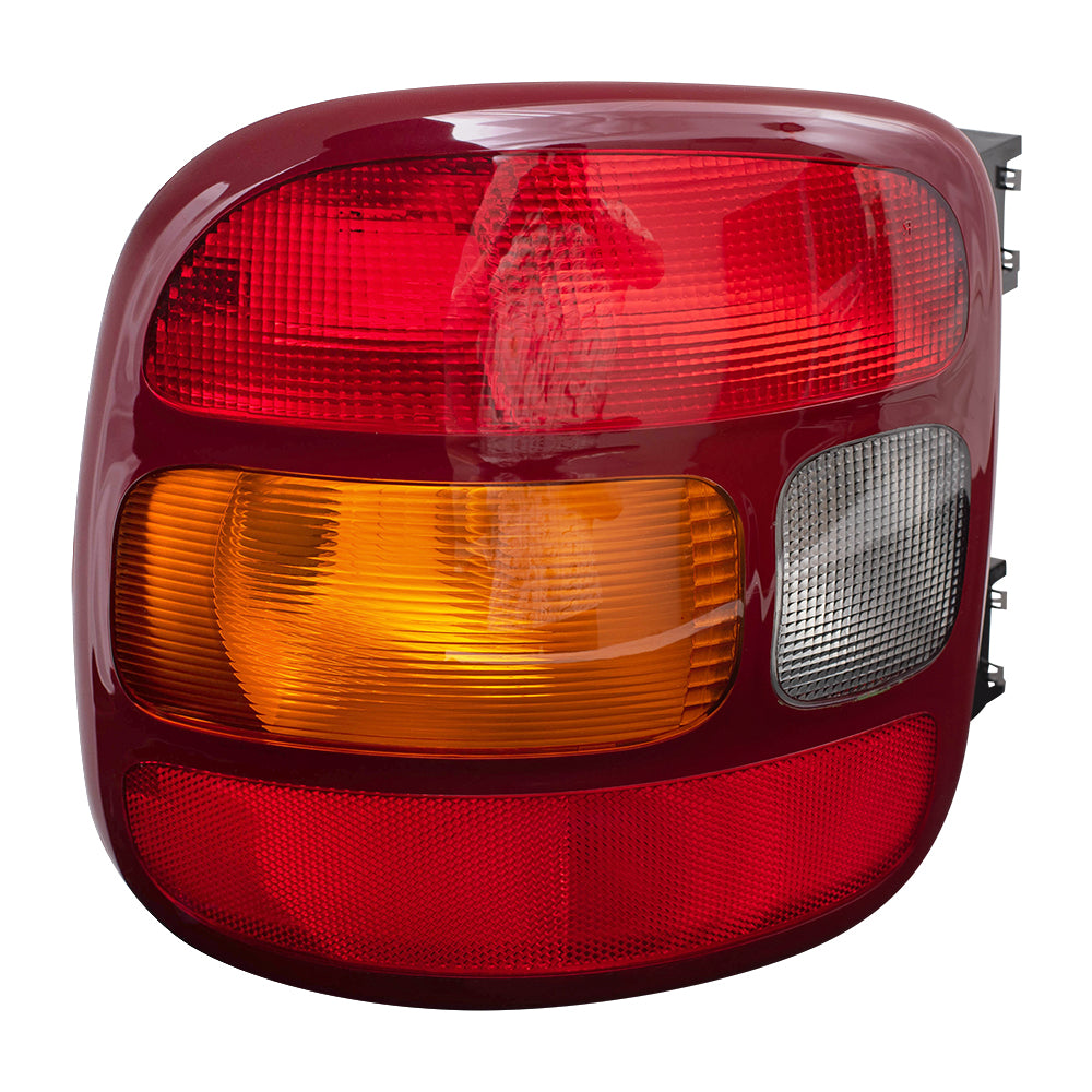 Brock Replacement Driver Tail Light Compatible with 1999-2003 Silverado Sierra 1500 Stepside Pickup Truck 19169012