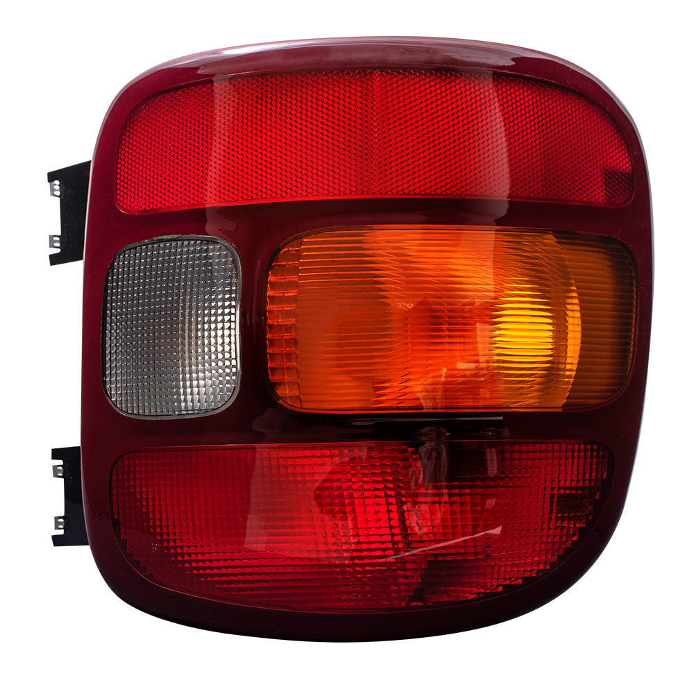 Brock Replacement Driver Tail Light Compatible with 1999-2003 Silverado Sierra 1500 Stepside Pickup Truck 19169012