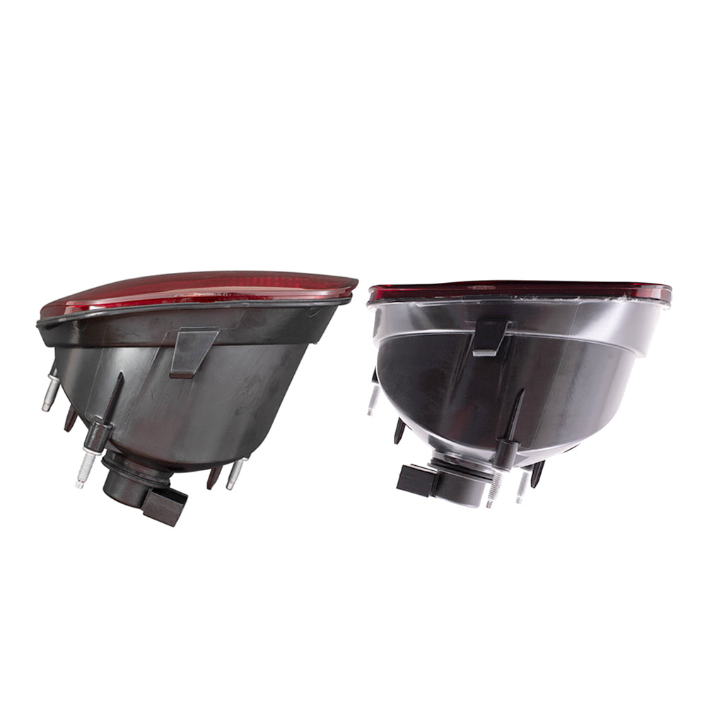 Brock Replacement 4 Pc Set Inner and Outer Tail Lights