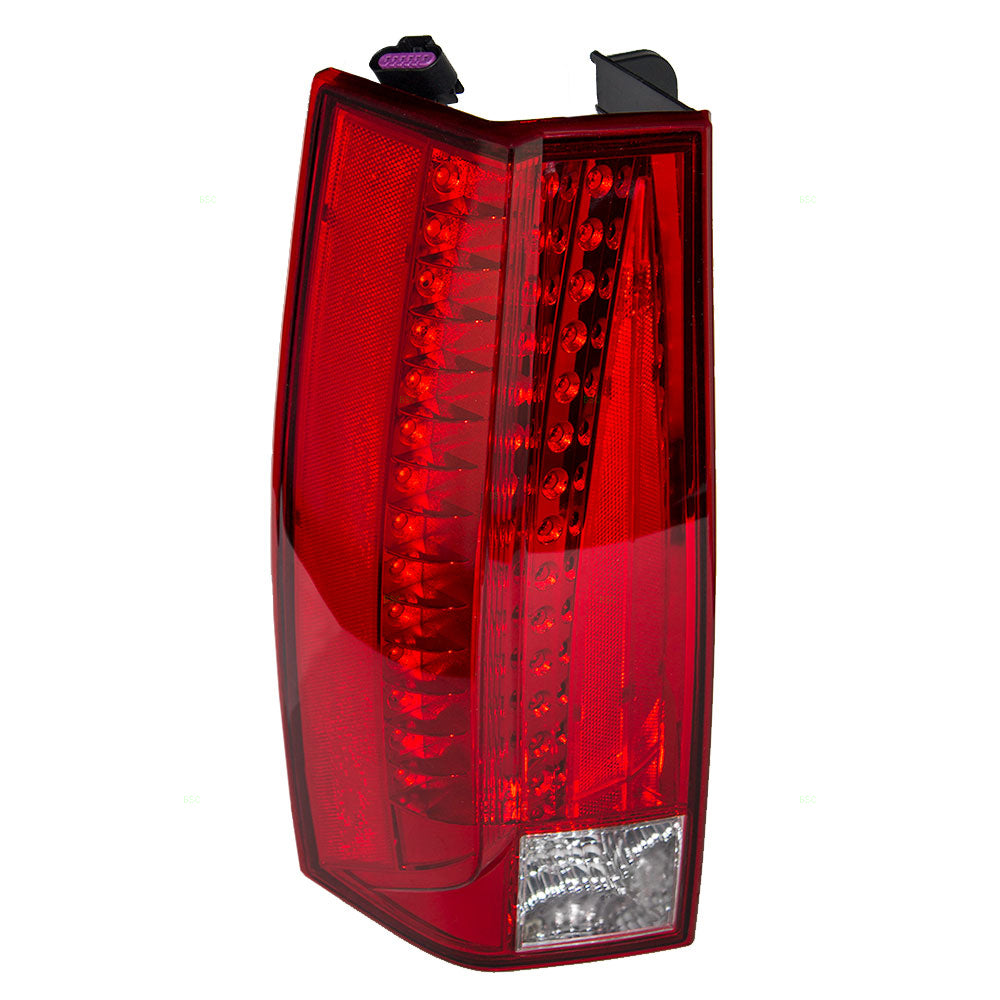 Brock Replacement Driver Tail Light Compatible with 2007-2014 Escalade & Escalade ESV 22884387
