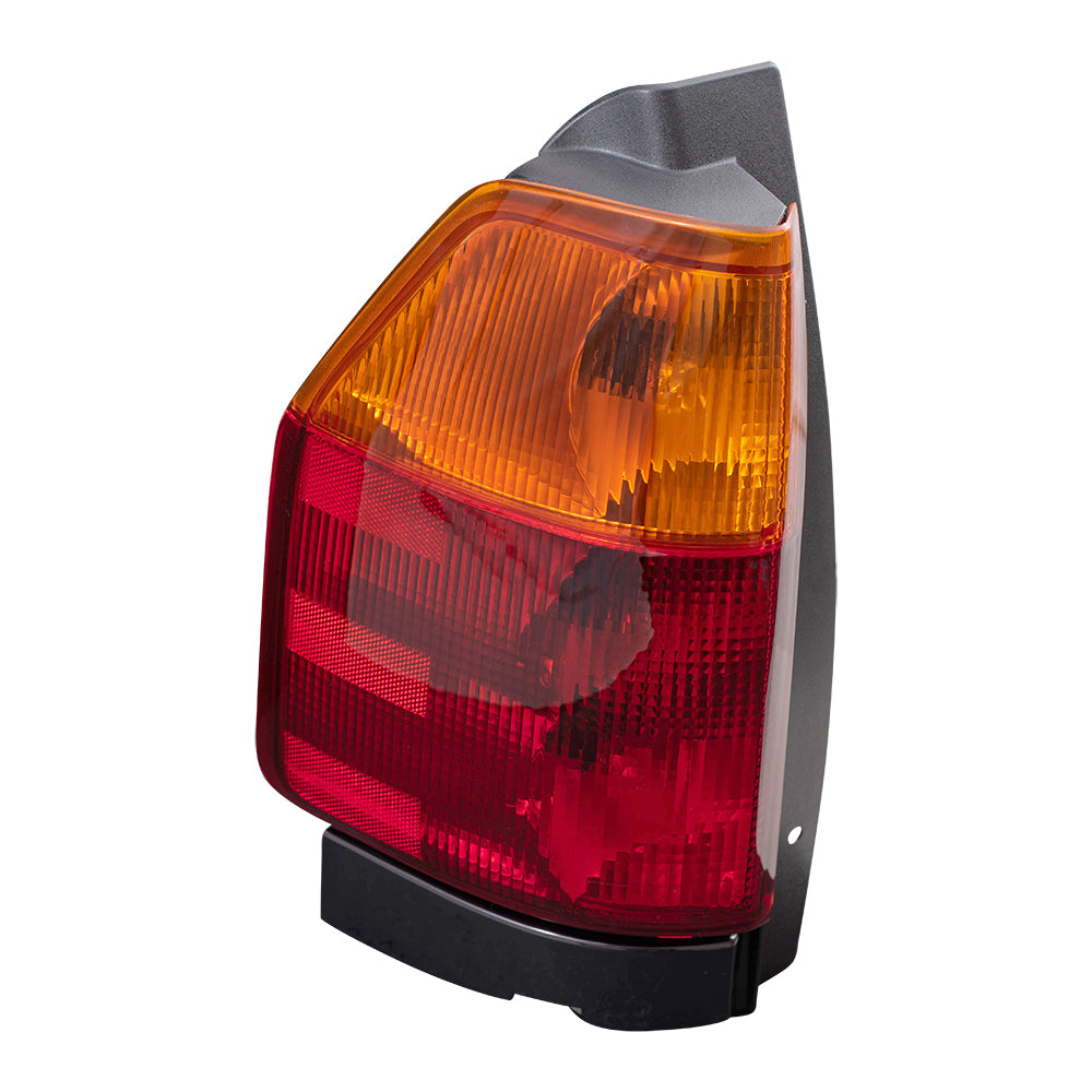 Brock Replacement Driver Tail Light with Connector Plate Compatible with 2002-2009 Envoy 2002-2006 Envoy XL 15131576